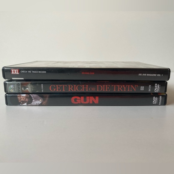 50 Cent DVD Movie Bundle GUN Get Rich Or Die Trying XXL Magazine Dvd Vol 1 RARE - Picture 2 of 6